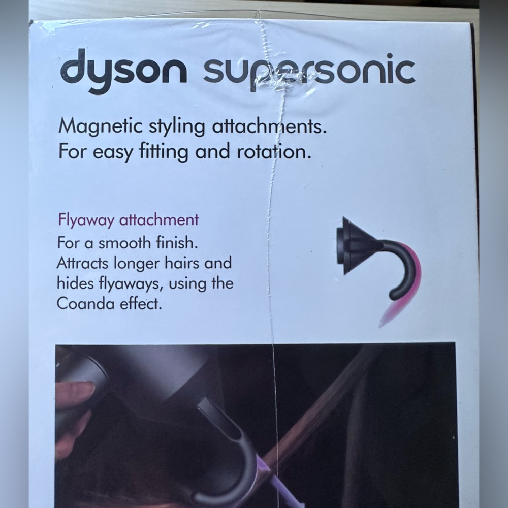 Dyson Supersonic Hair Dryer in Iron/Fuchsia New In Box - Picture 6 of 6